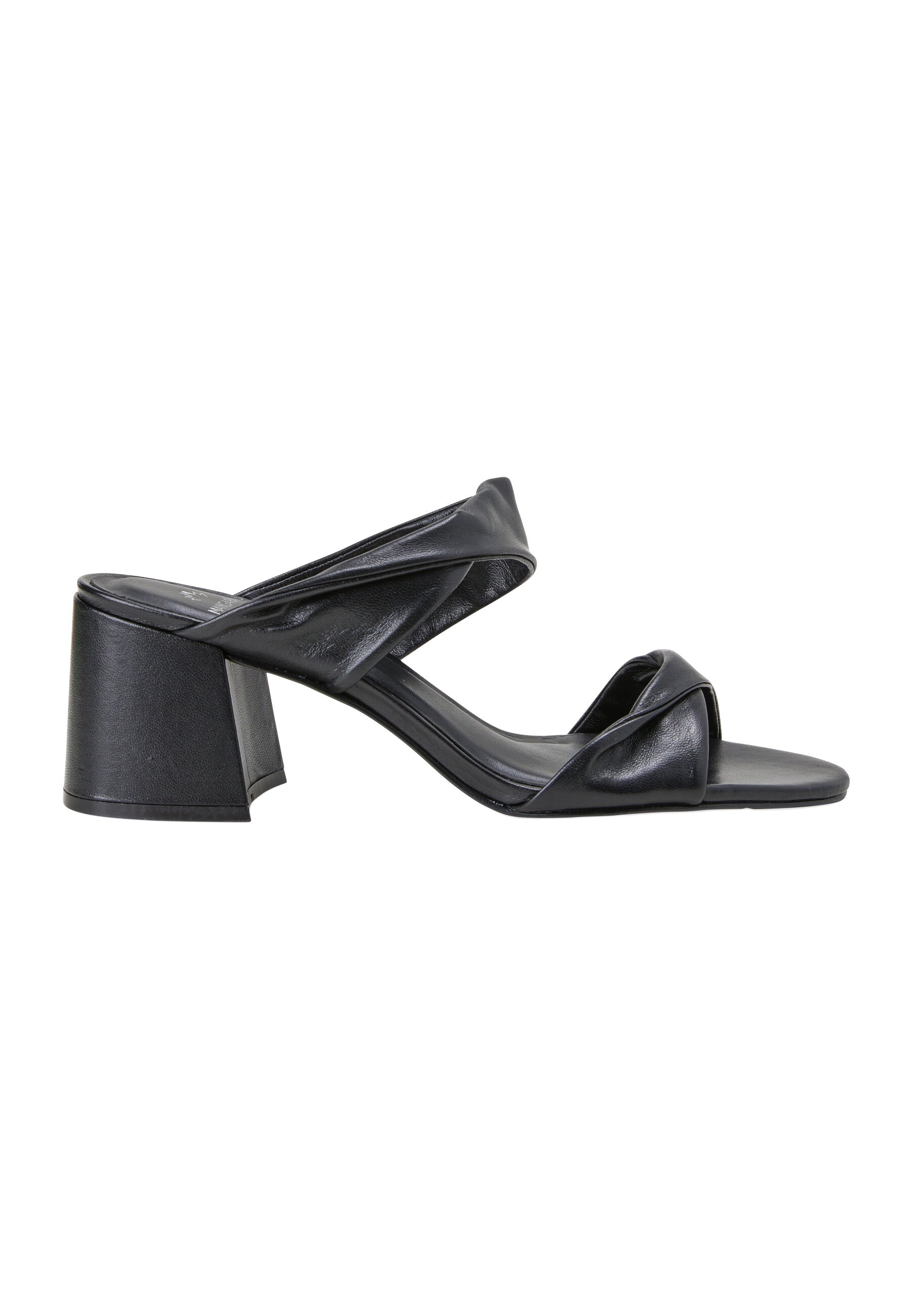 Pink Goat Leather Mules Xaxim – Women’s 6.5 cm Block Heel Sandals