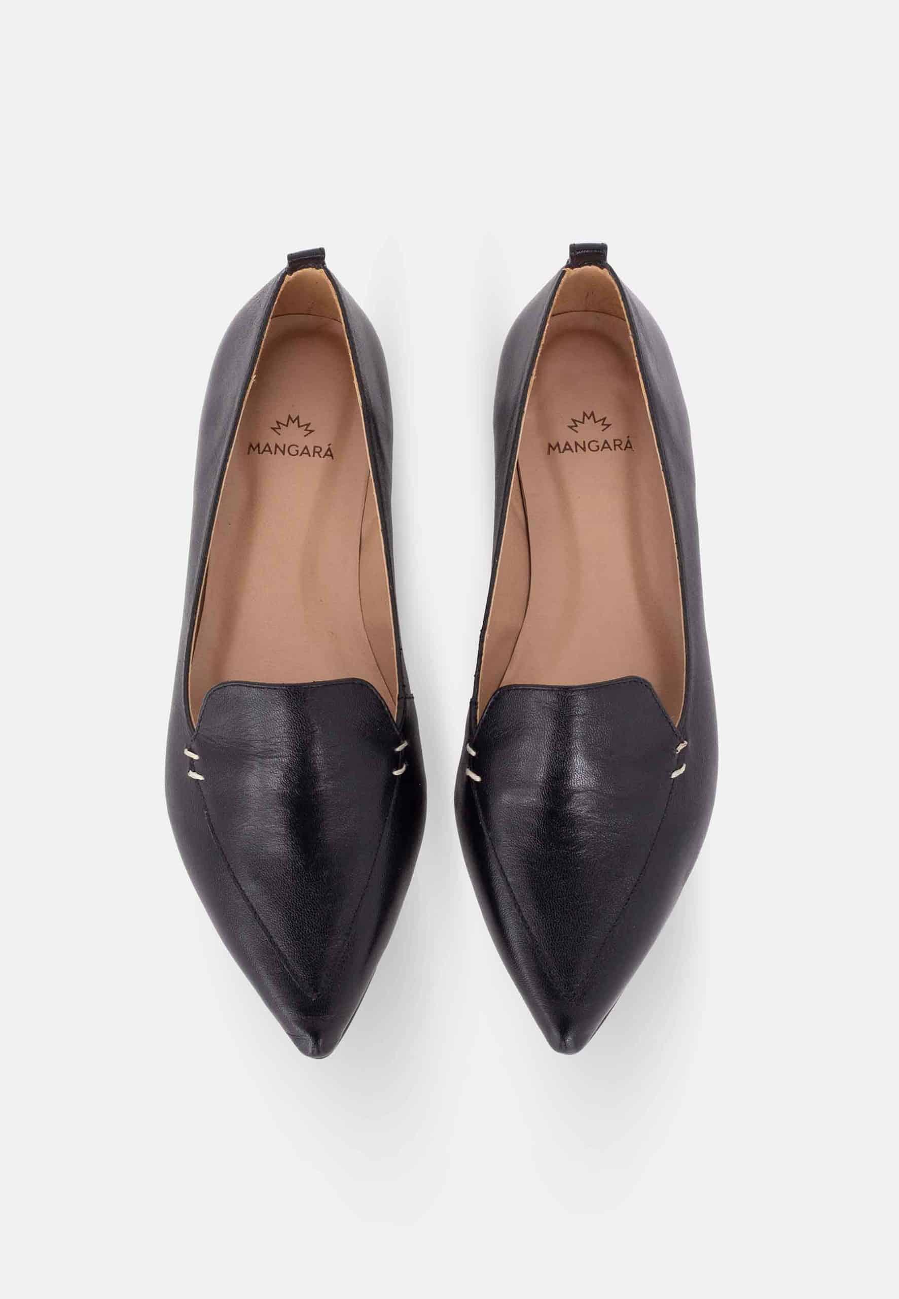 Butia Leather Ballerinas Butia – Women’s Pointed-Toe Flat Shoes