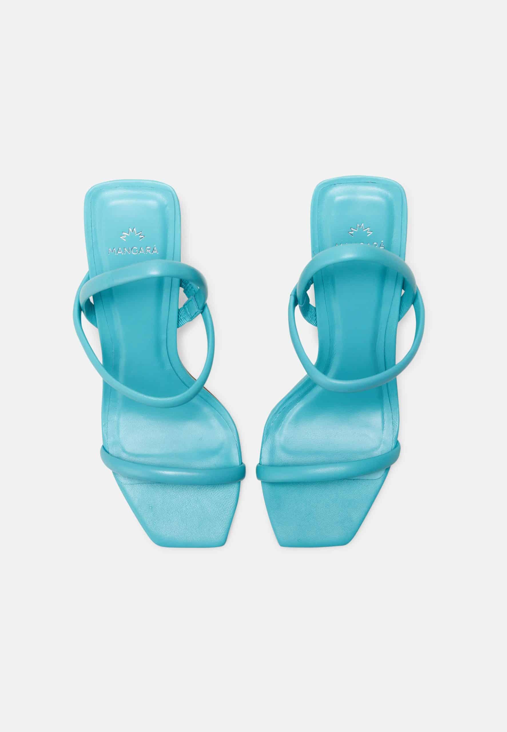 Palmito Goat Leather Sandals – 6.5 cm Block Heel